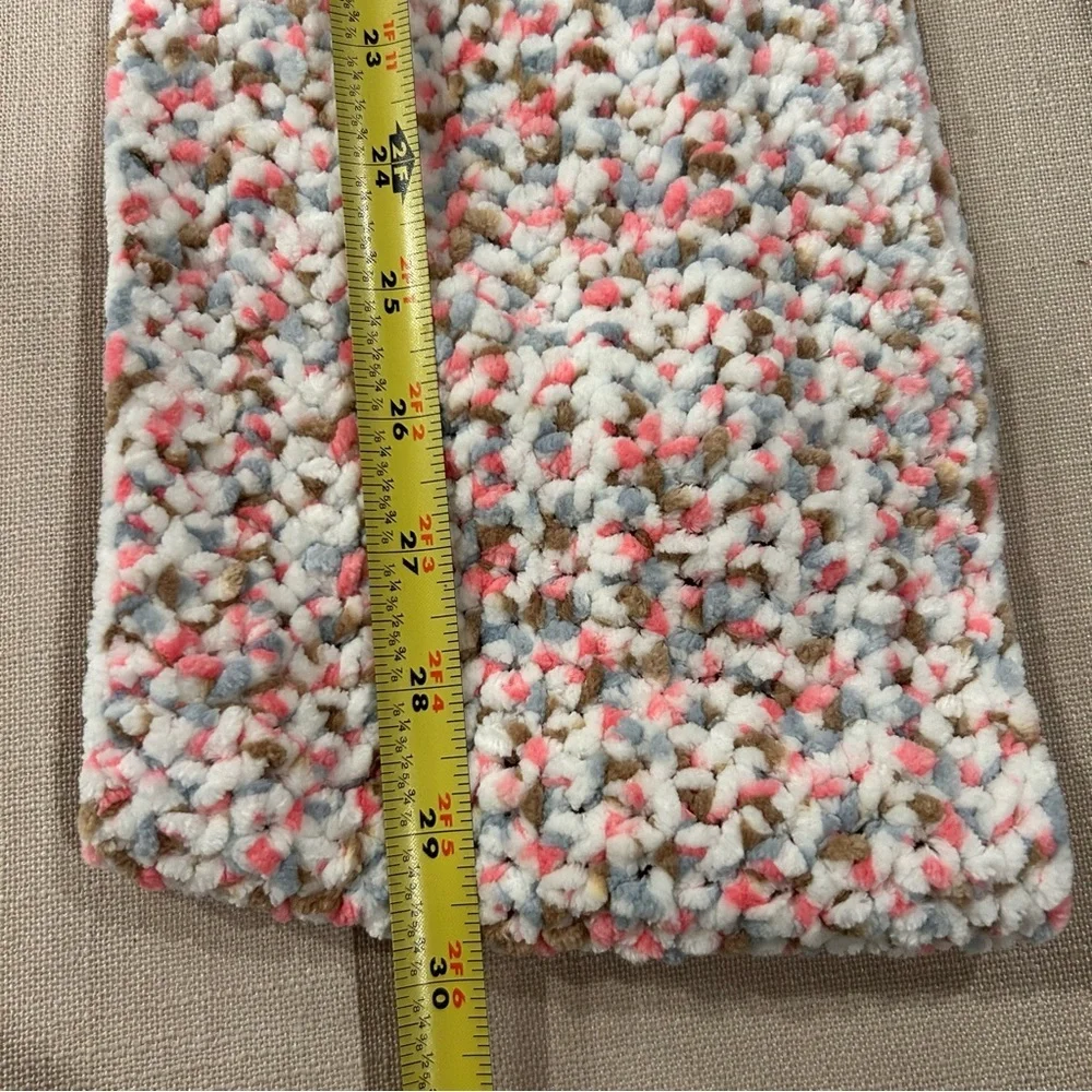 🌿Multicolor Chunky Crocheted Knit‎ Infinity Scarf
